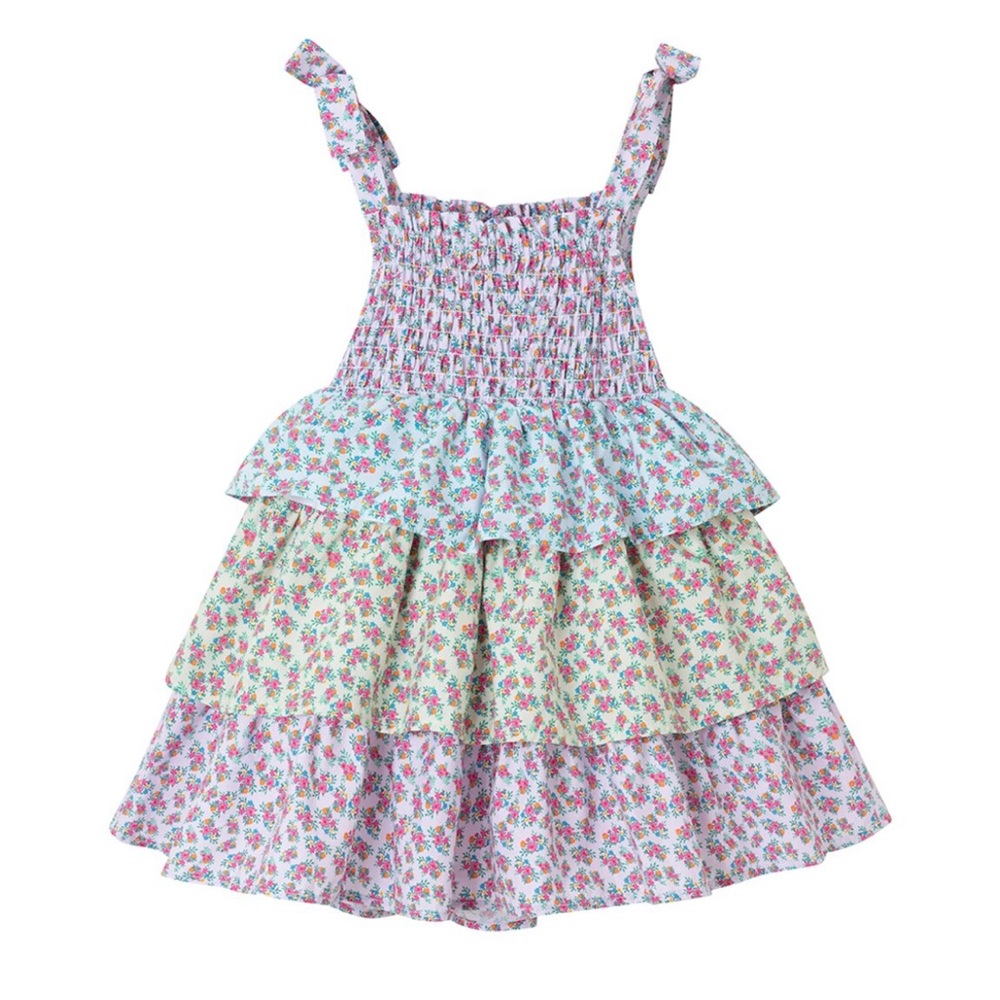 Andy & Evan tie strap floral dress